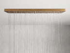 Arica Alabaster Rectangular Chandelier by Bling Lighting Studio