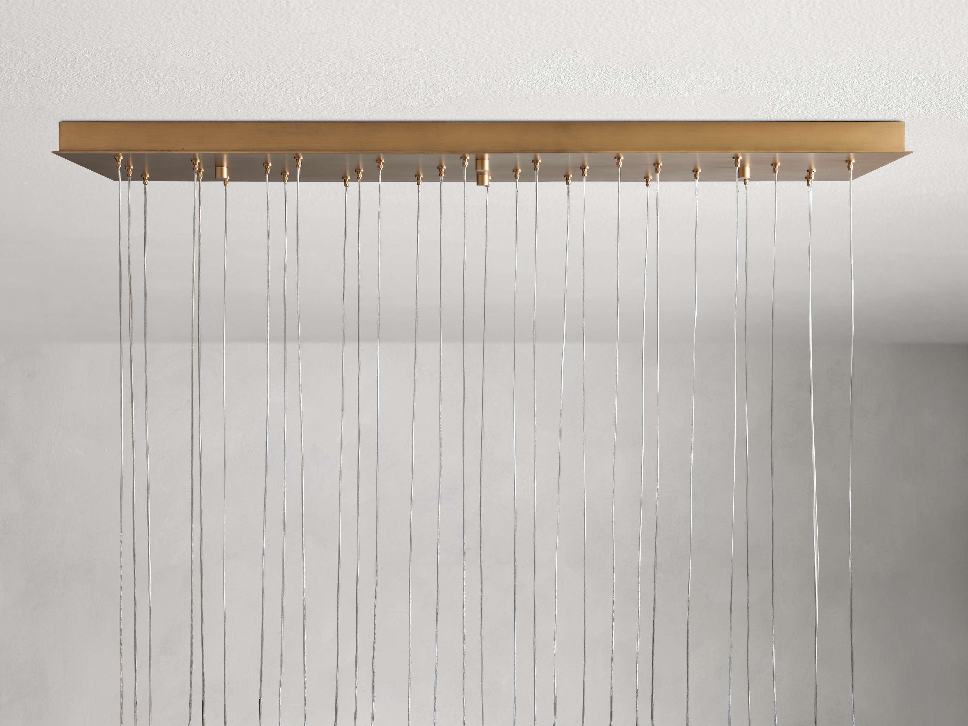 Arica Alabaster Rectangular Chandelier by Bling Lighting Studio