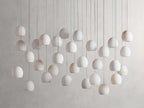 Arica Alabaster Rectangular Chandelier by Bling Lighting Studio