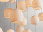 Arica Alabaster Round Chandelier by Bling Lighting Studio