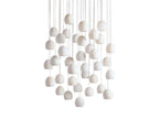 Arica Alabaster Round Chandelier by Bling Lighting Studio
