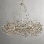 Fiore Crown Chandelier by Bling Lighting Studio