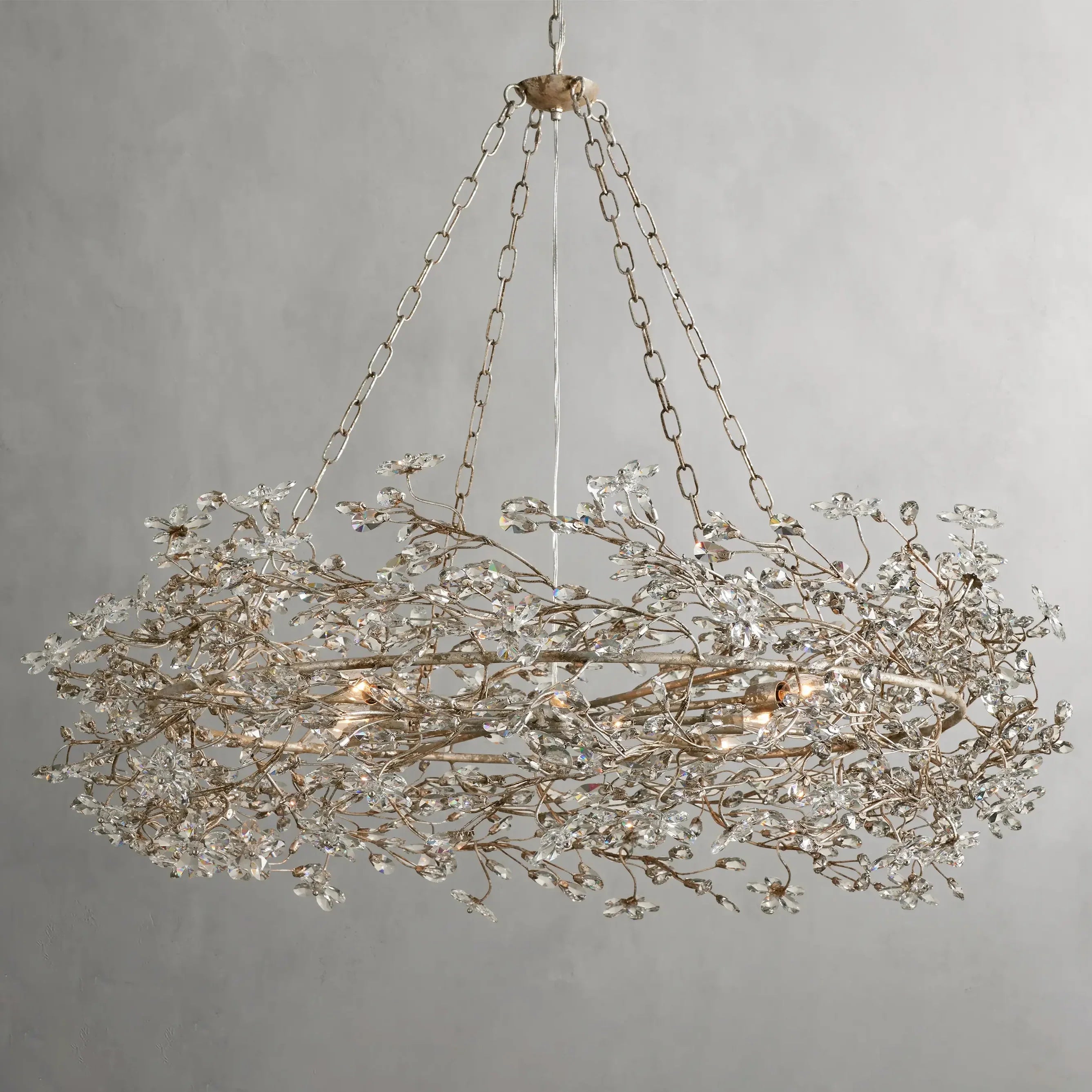 Fiore Crown Chandelier by Bling Lighting Studio