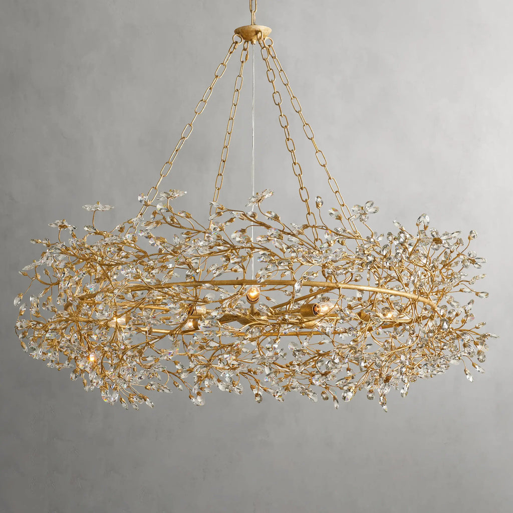 Fiore Crown Chandelier by Bling Lighting Studio