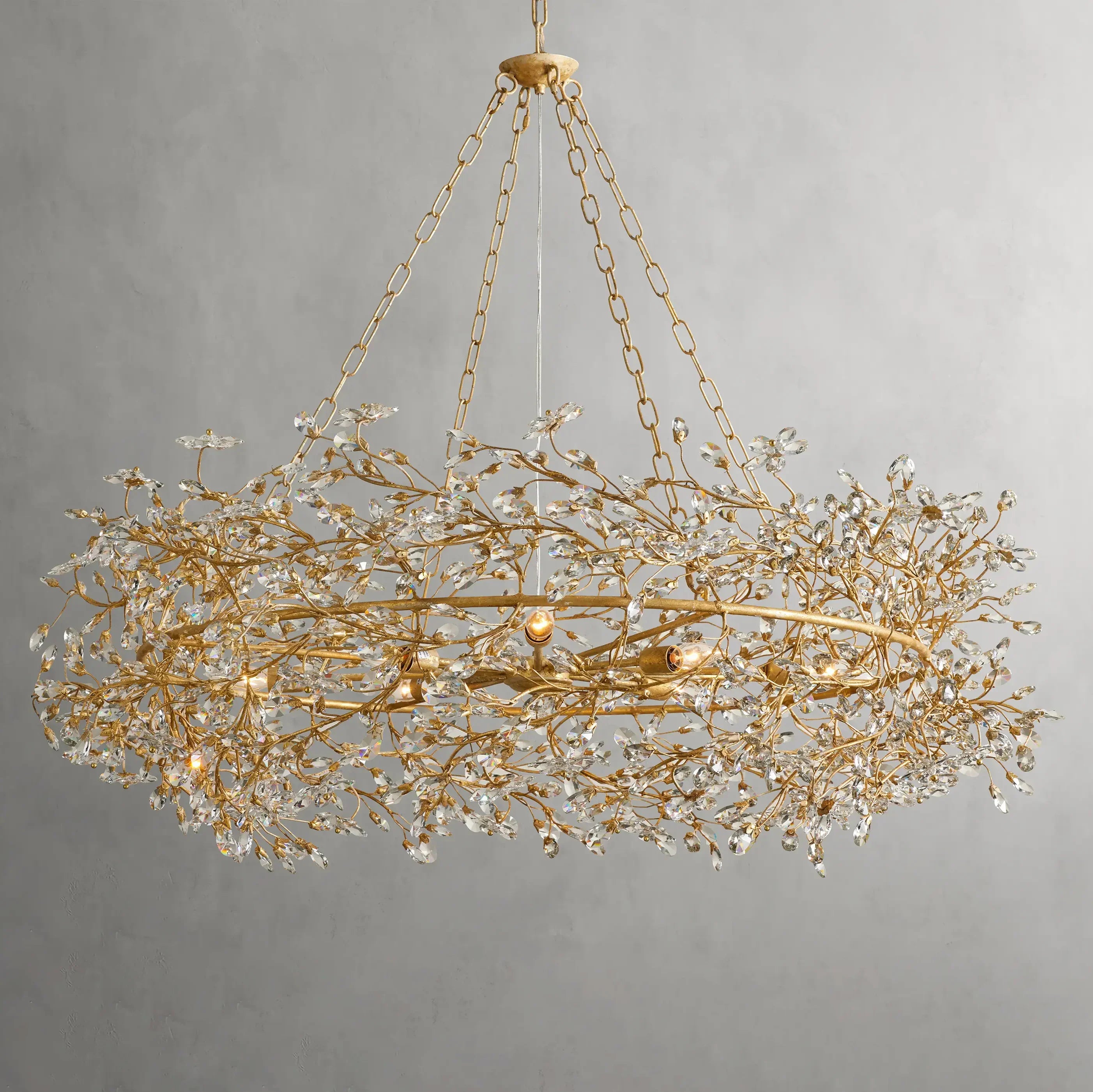 Fiore Crown Chandelier by Bling Lighting Studio
