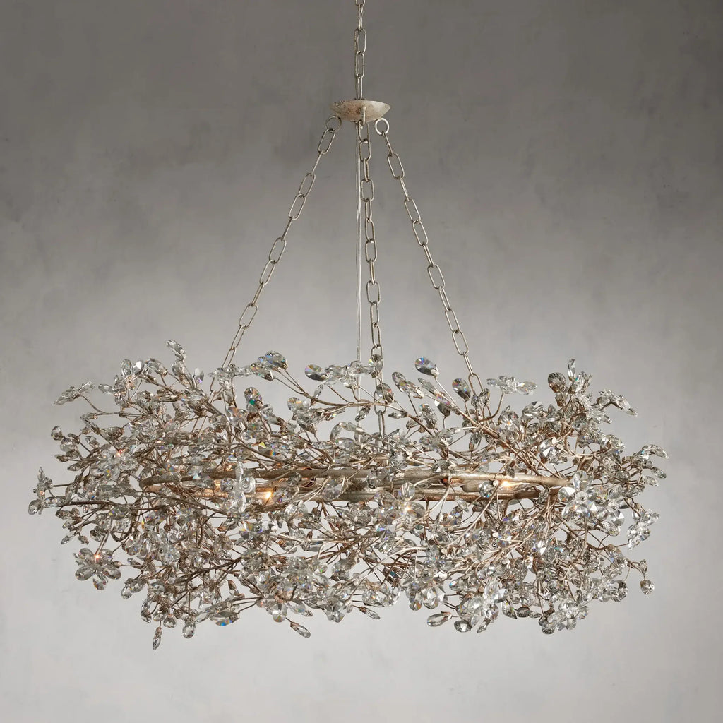 Fiore Crown Chandelier by Bling Lighting Studio