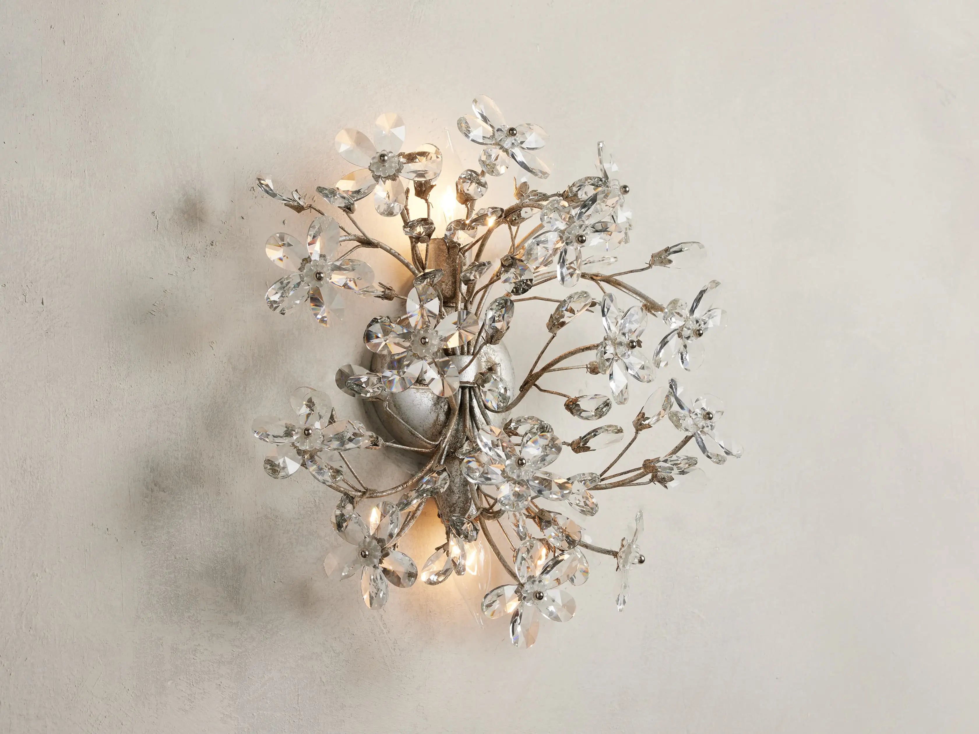 Fiore 2-Light Wall Sconce by Bling Lighting Studio