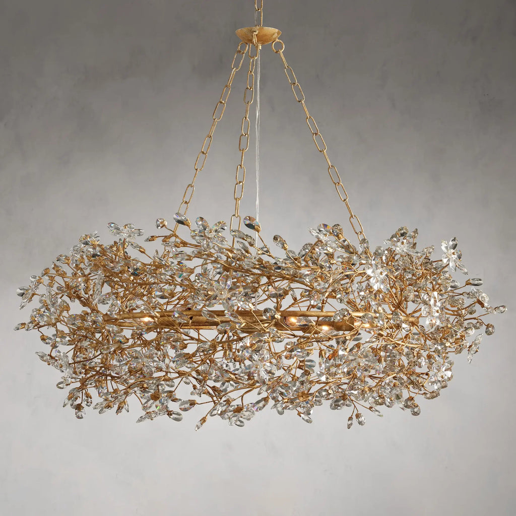Fiore Crown Chandelier by Bling Lighting Studio