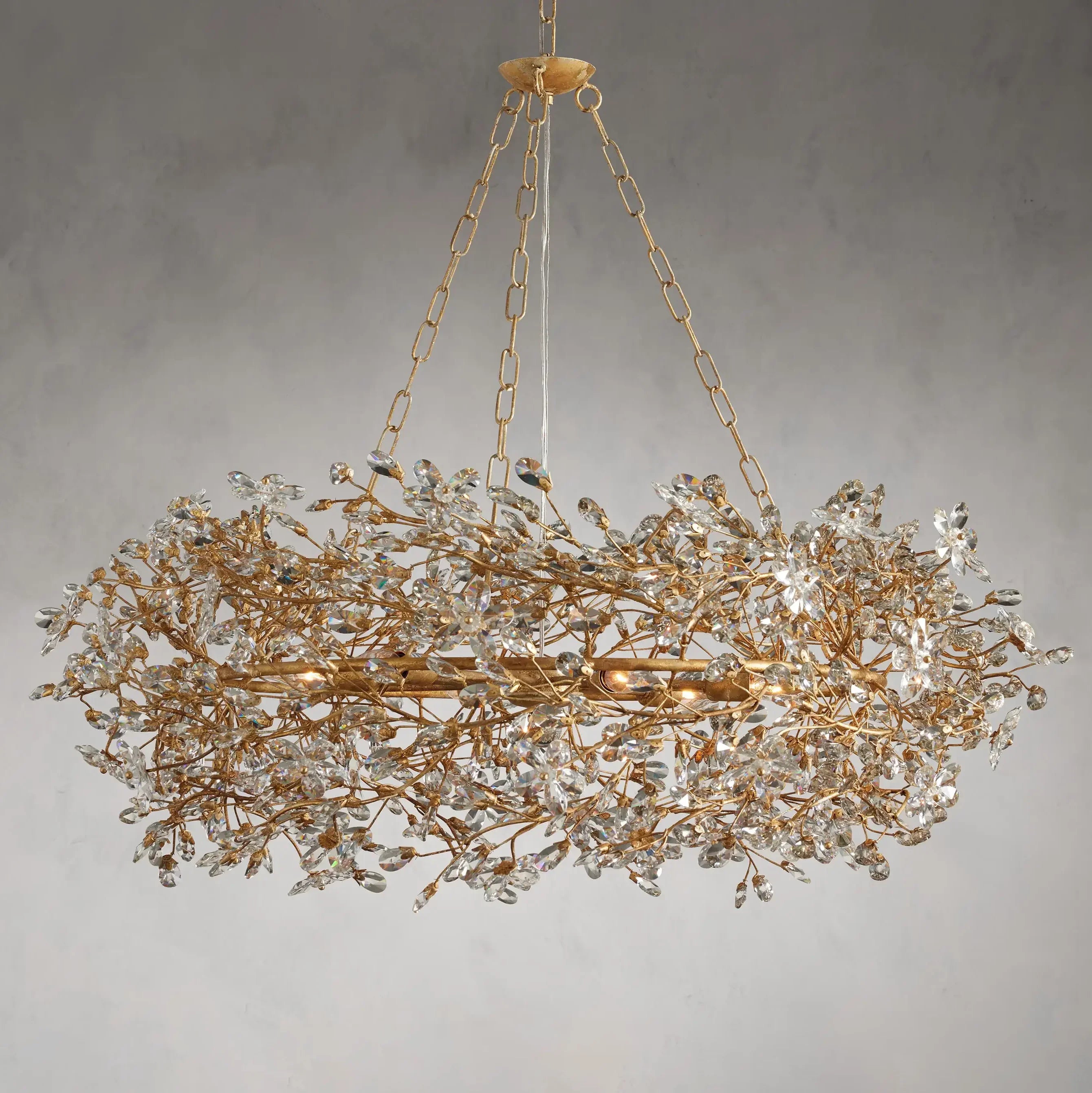 Fiore Crown Chandelier by Bling Lighting Studio