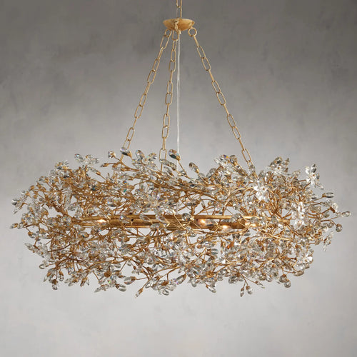 Fiore Crown Chandelier by Bling Lighting Studio