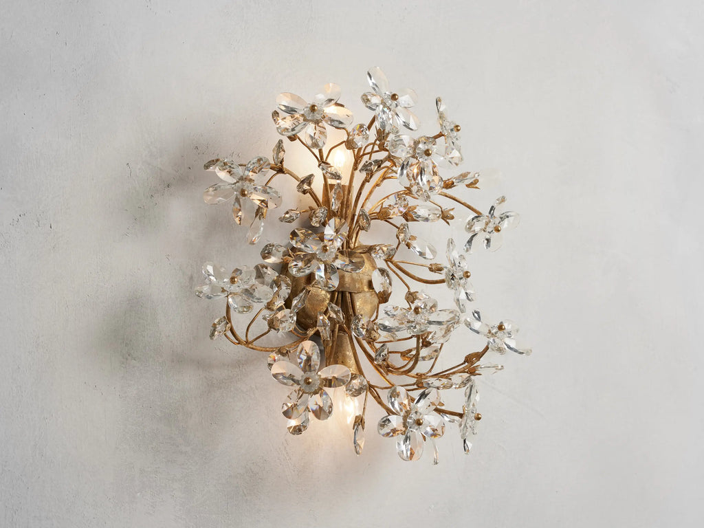 Fiore 2-Light Wall Sconce by Bling Lighting Studio