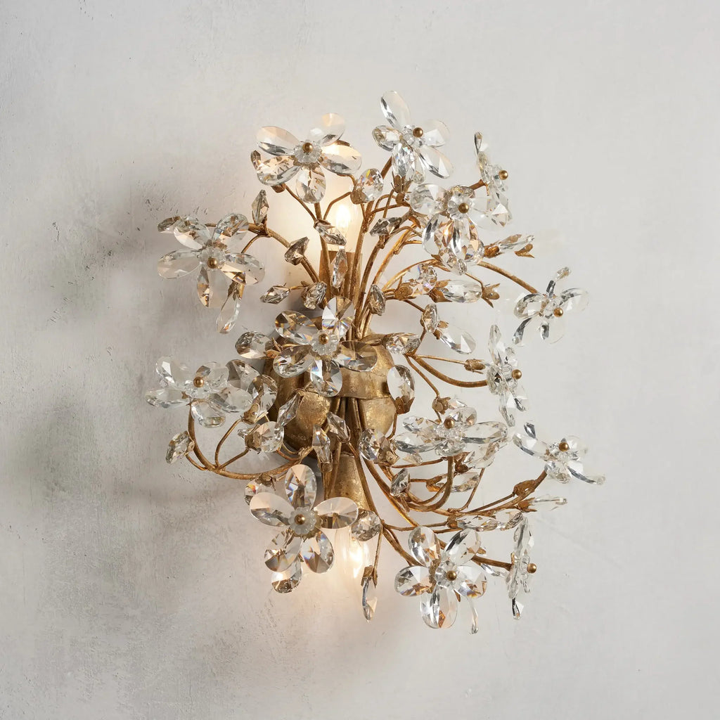 Fiore 2-Light Wall Sconce by Bling Lighting Studio