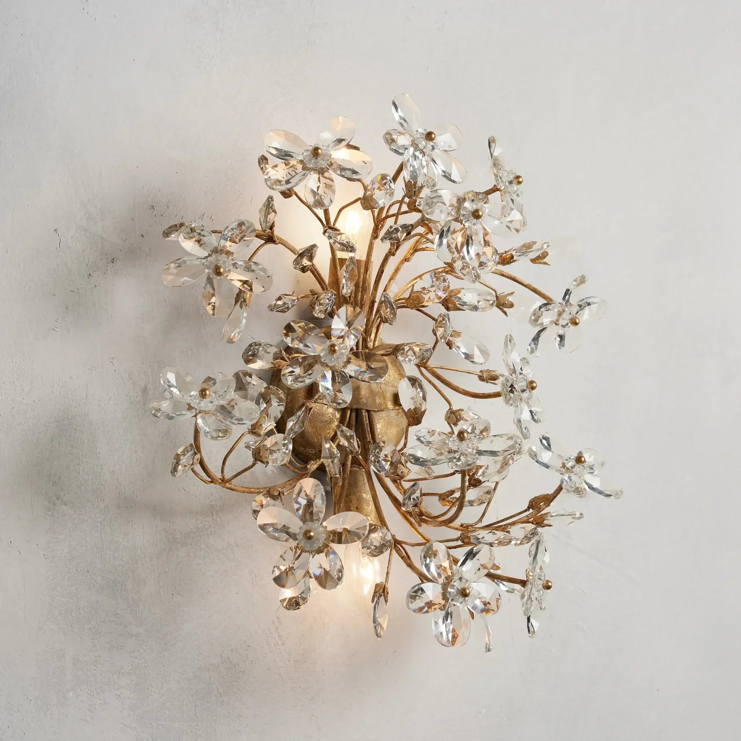 Fiore 2-Light Wall Sconce by Bling Lighting Studio