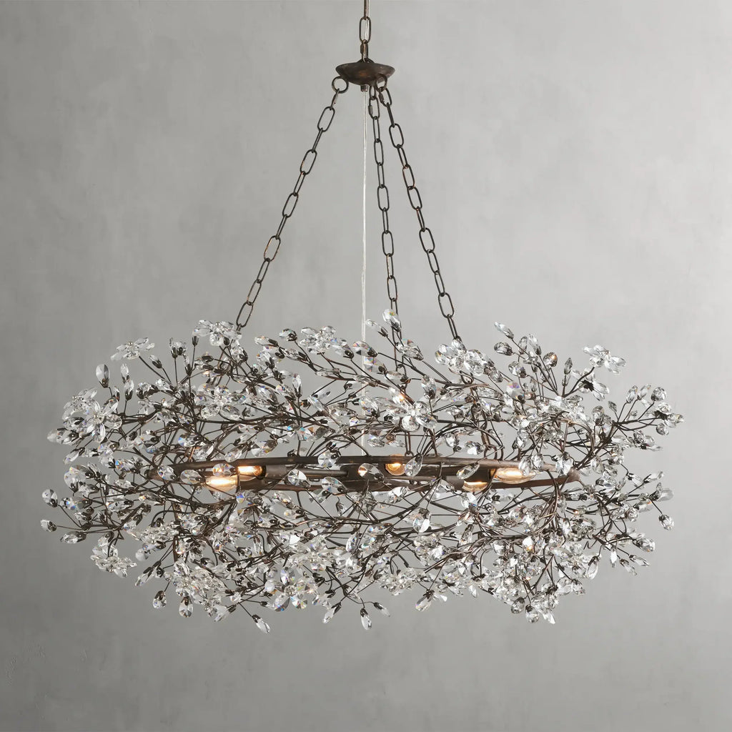 Fiore Crown Chandelier by Bling Lighting Studio