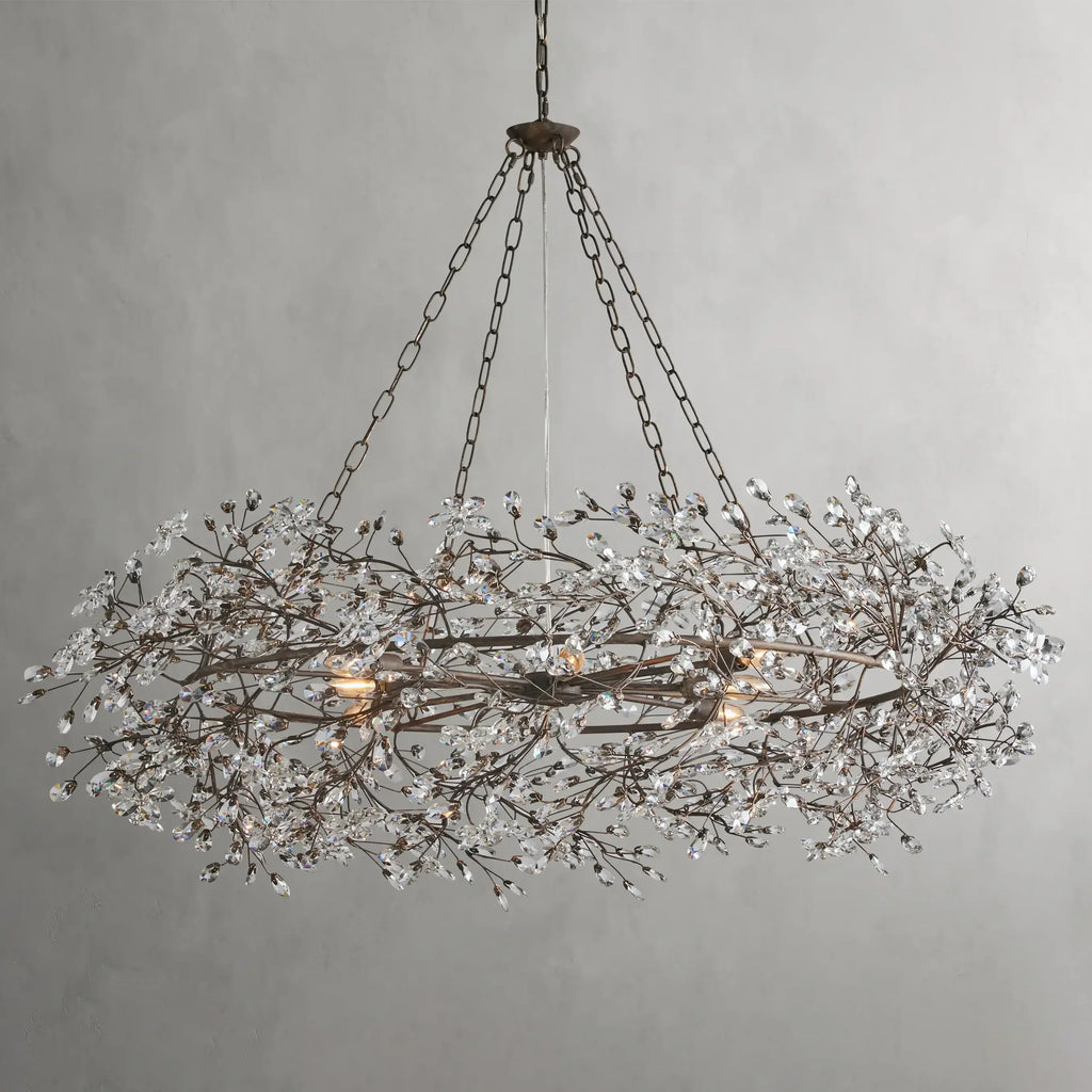 Fiore Crown Chandelier by Bling Lighting Studio