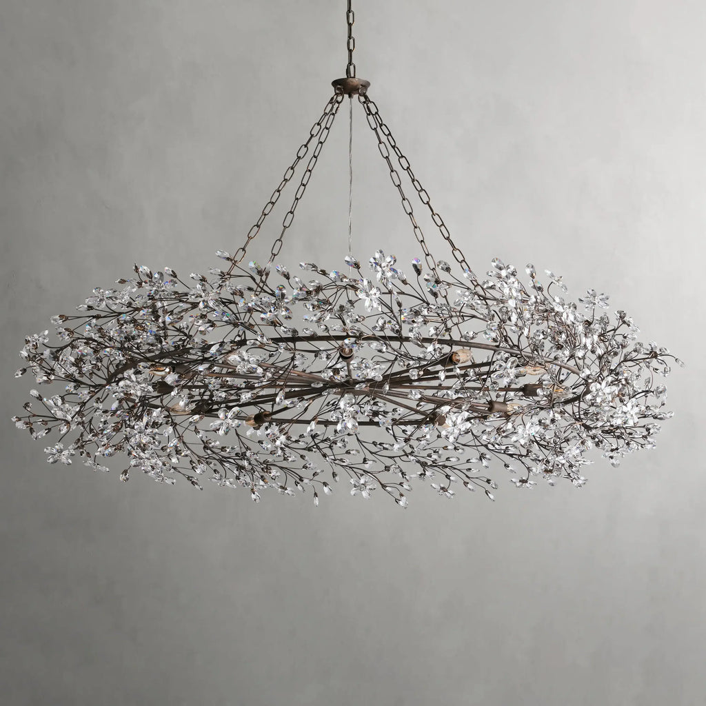 Fiore Crown Chandelier by Bling Lighting Studio
