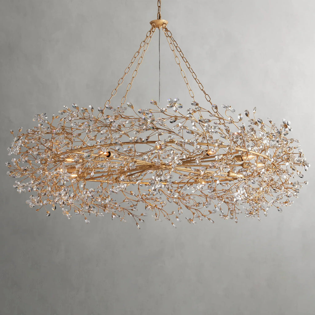 Fiore Crown Chandelier by Bling Lighting Studio