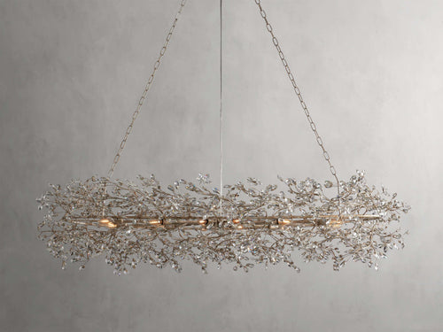 Fiore Oval Chandelier by Bling Lighting Studio