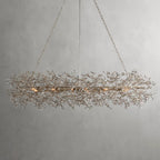 Fiore Oval Chandelier by Bling Lighting Studio
