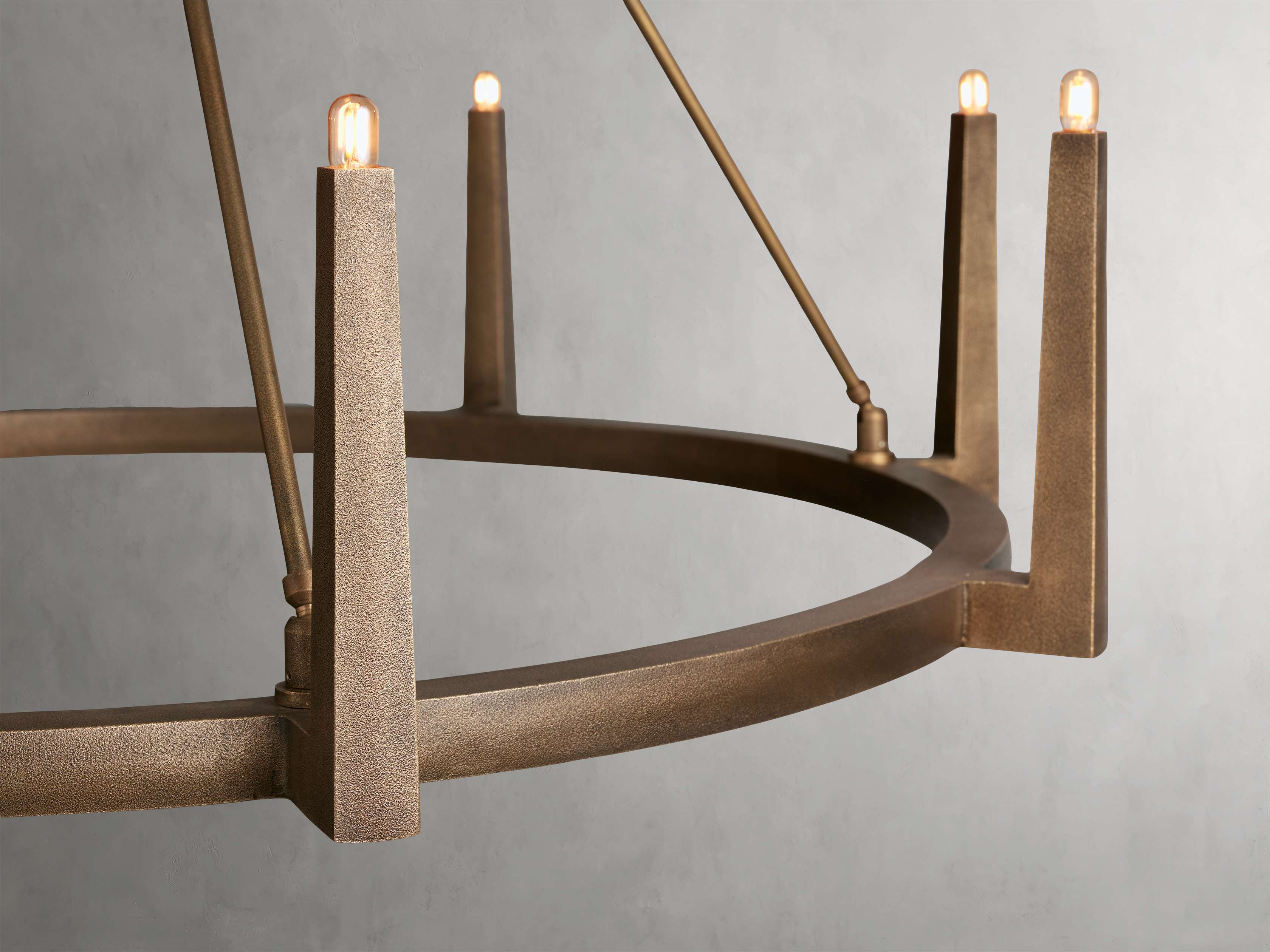 Emmet Round Chandelier by Bling Lighting Studio