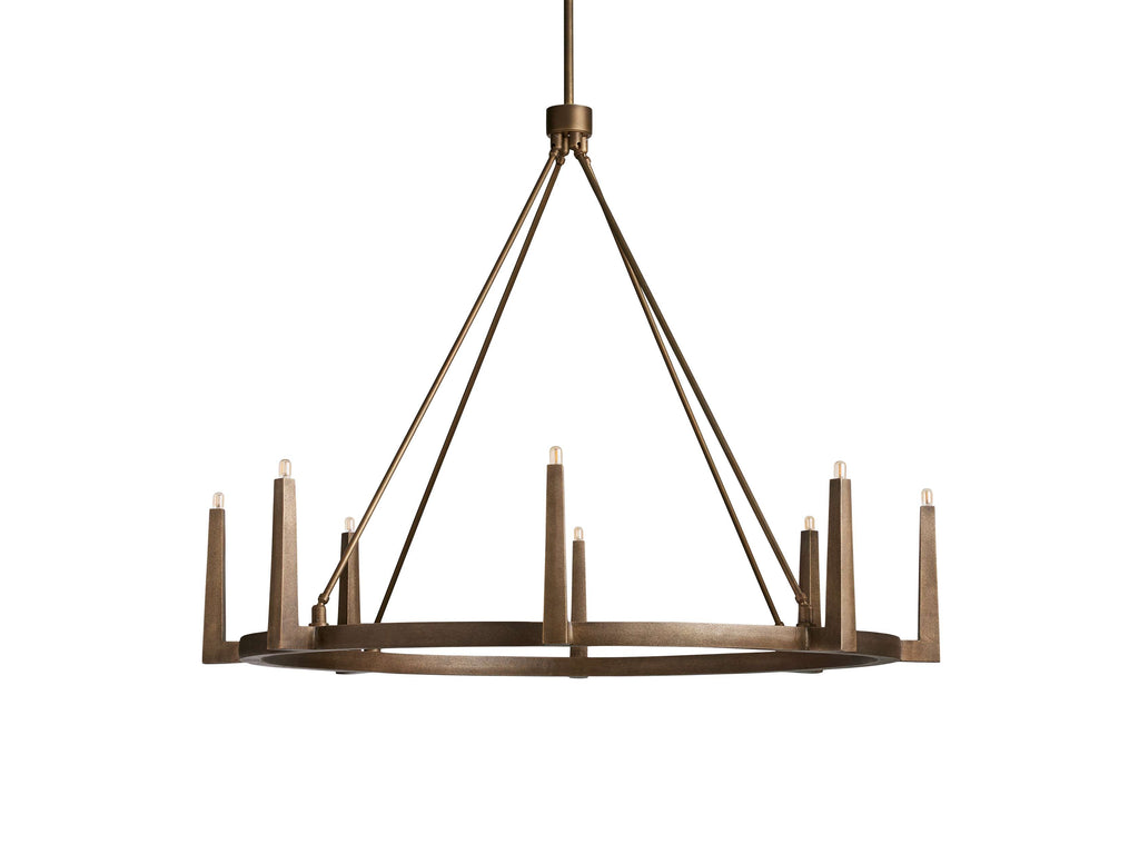 Emmet Round Chandelier by Bling Lighting Studio