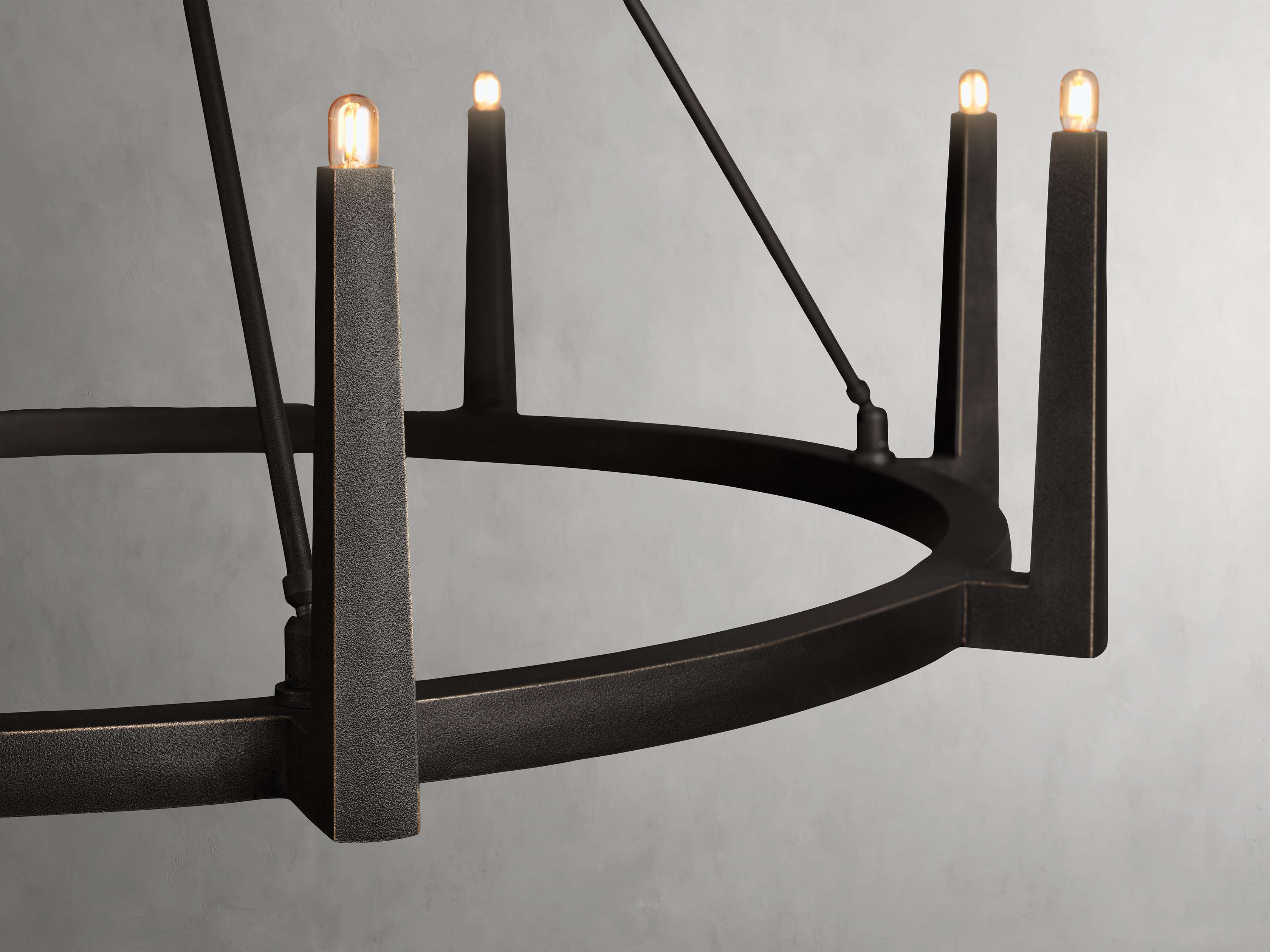 Emmet Round Chandelier by Bling Lighting Studio