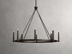 Emmet Round Chandelier by Bling Lighting Studio