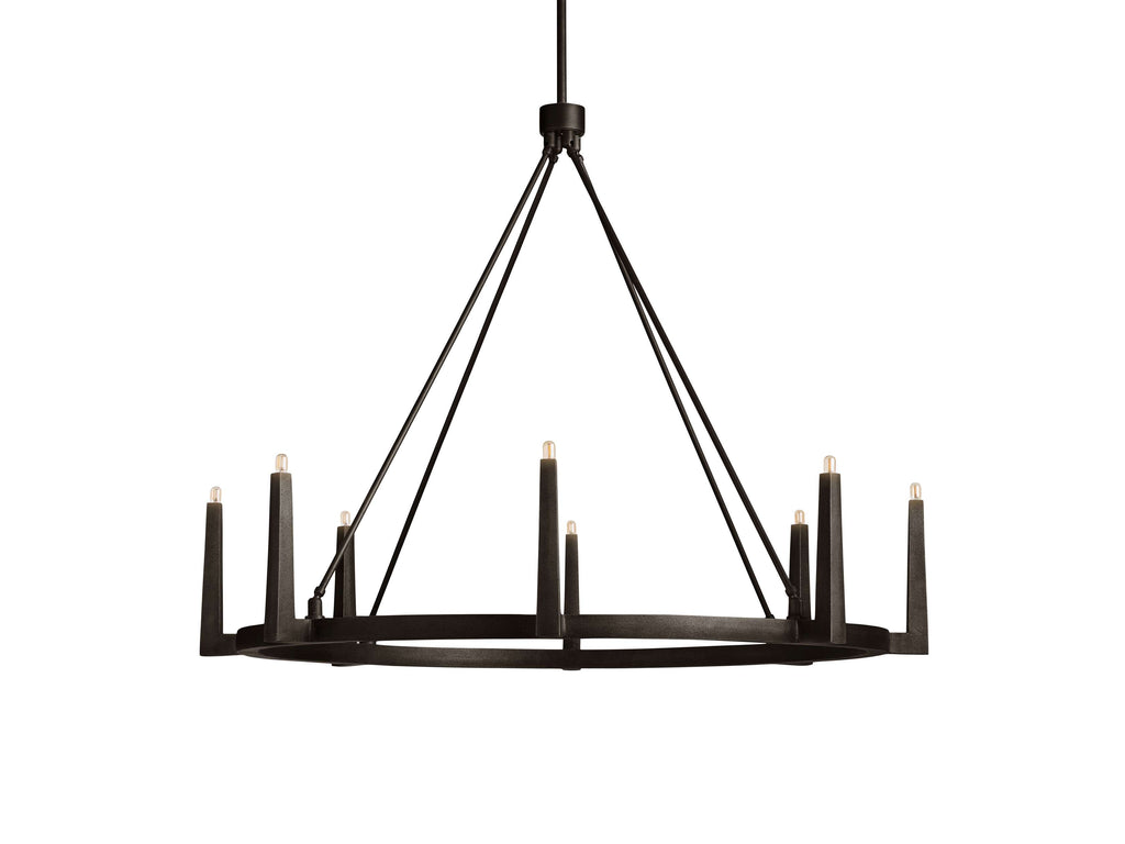 Emmet Round Chandelier by Bling Lighting Studio