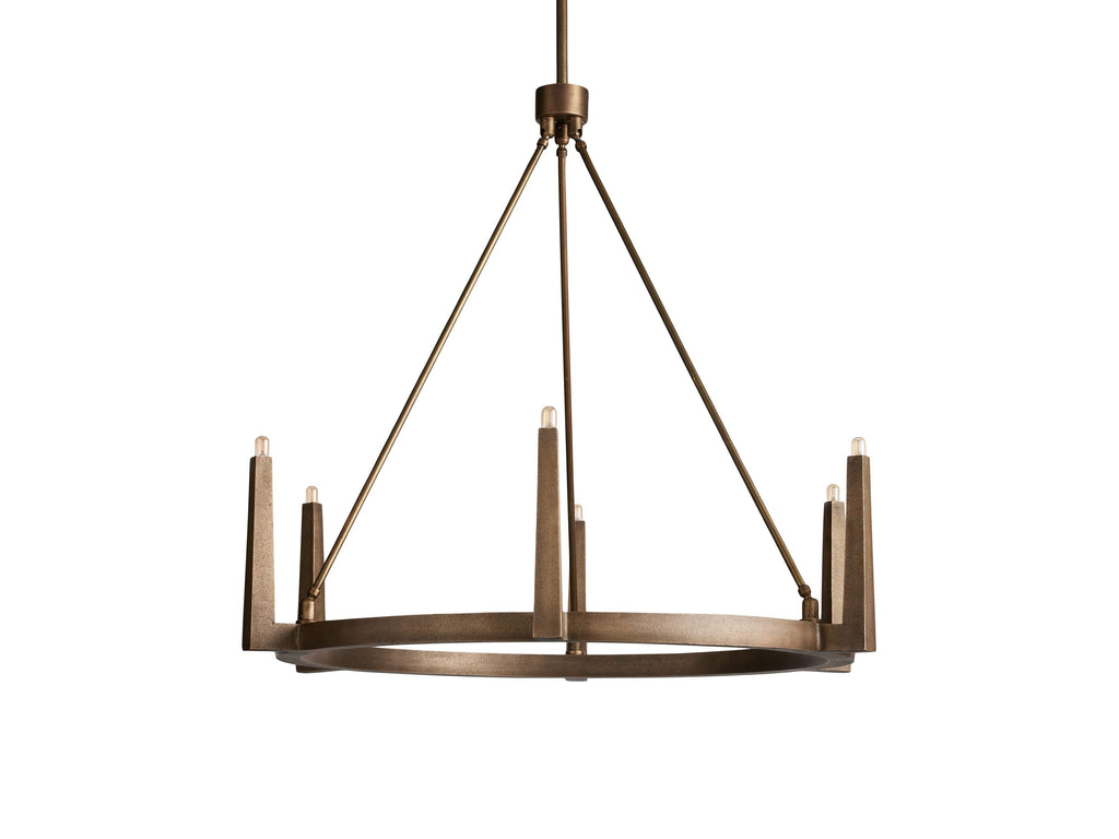 Emmet Round Chandelier by Bling Lighting Studio