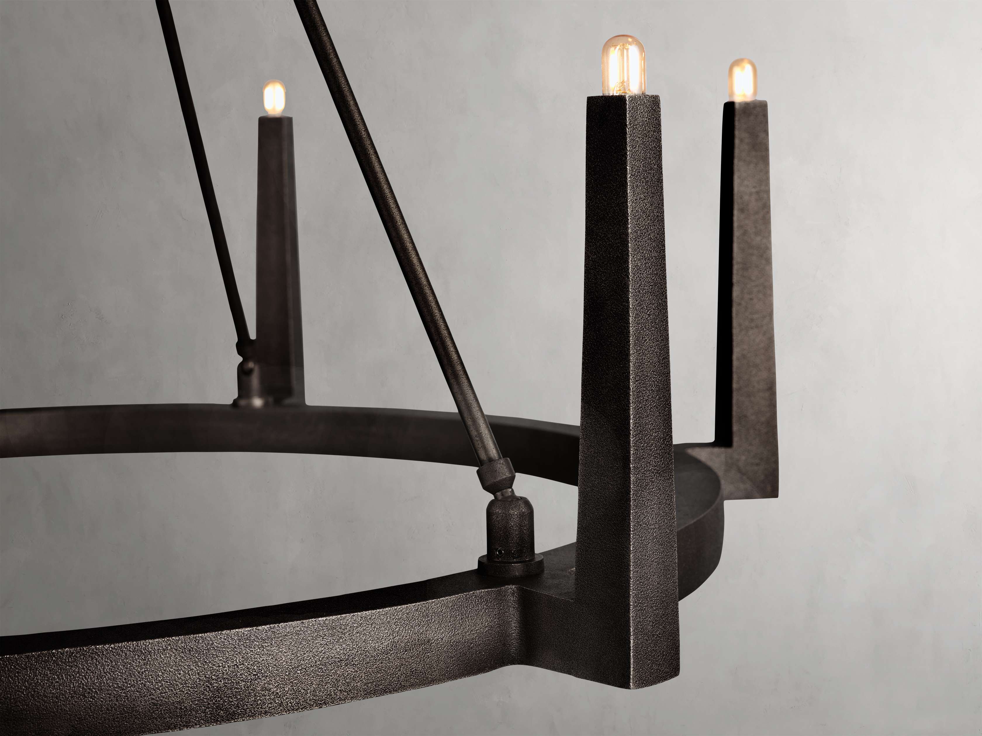 Emmet Round Chandelier by Bling Lighting Studio