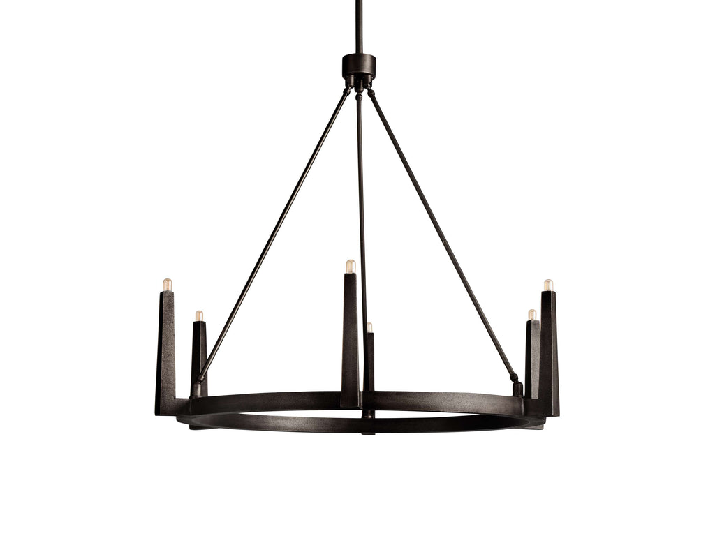 Emmet Round Chandelier by Bling Lighting Studio