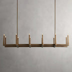 Emmet Linear Chandelier by Bling Lighting Studio