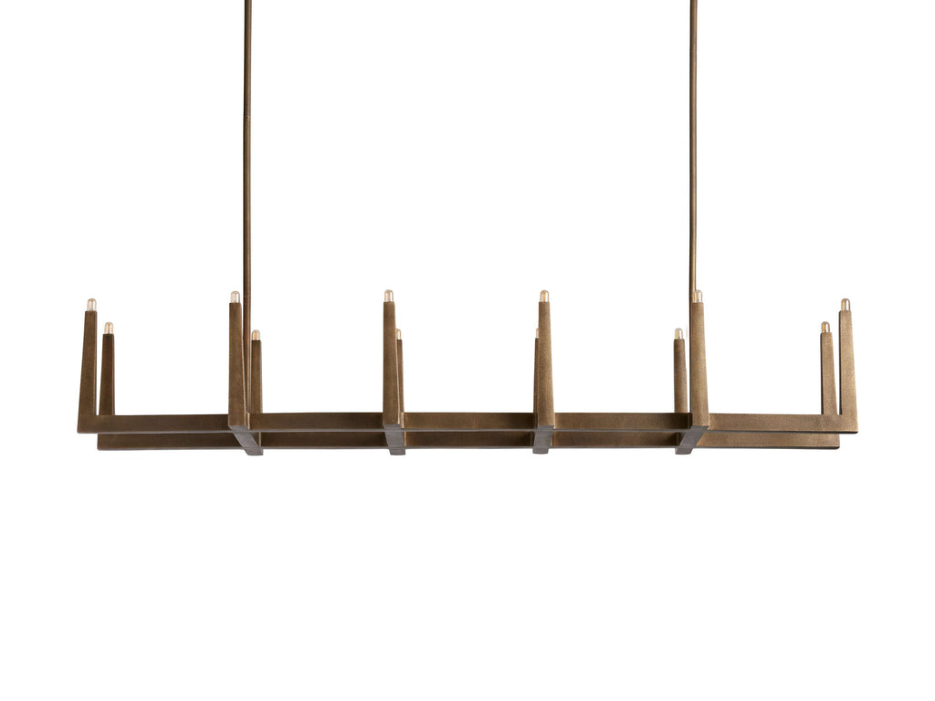 Emmet Linear Chandelier by Bling Lighting Studio