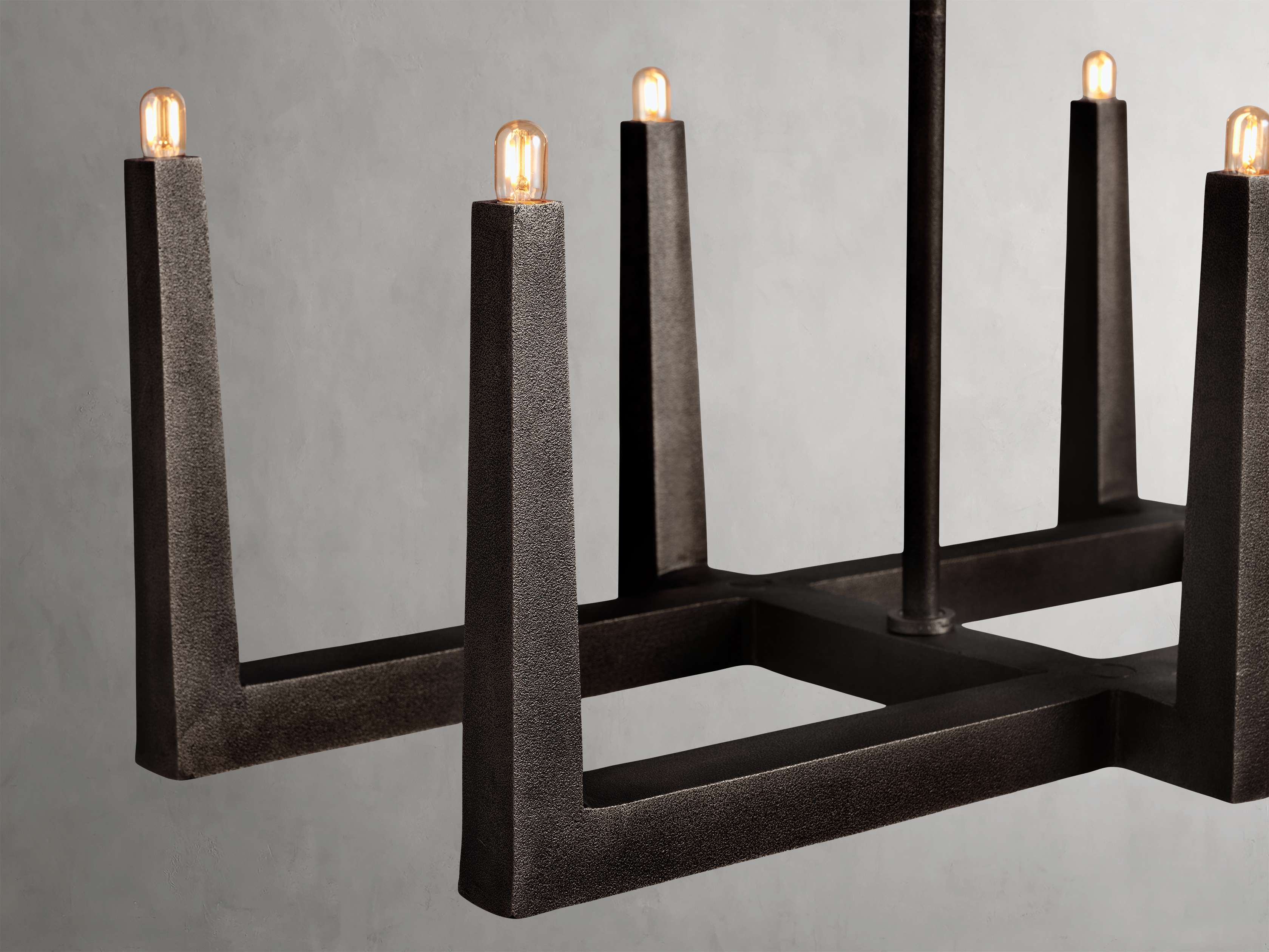 Emmet Linear Chandelier by Bling Lighting Studio