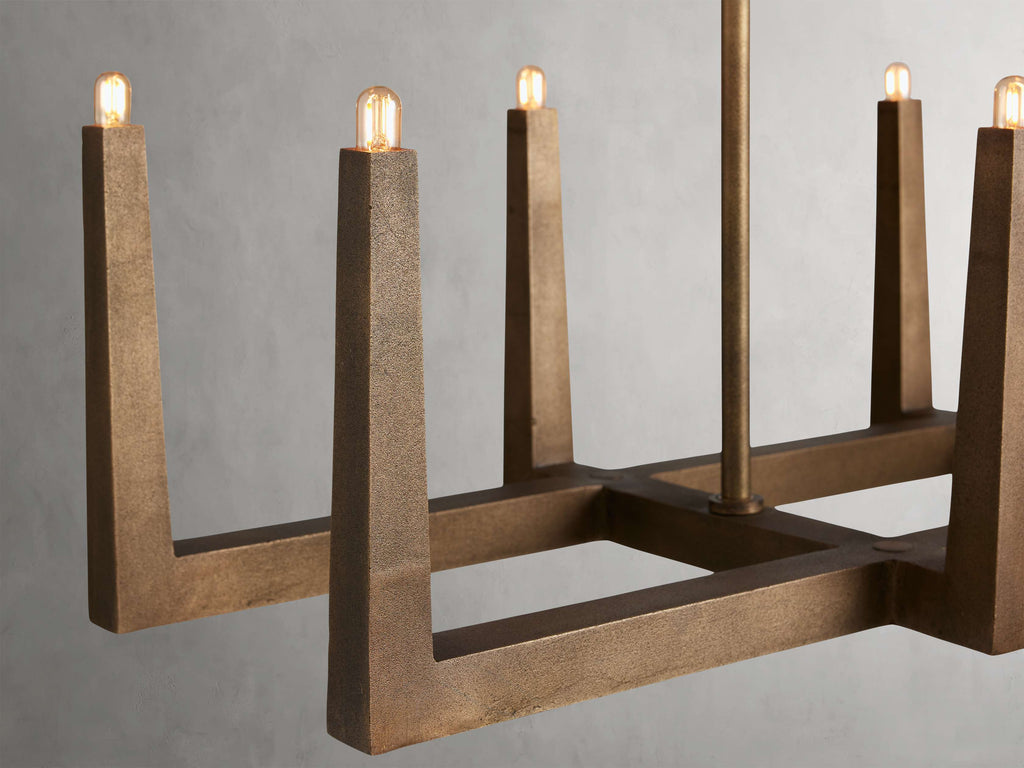 Emmet Linear Chandelier by Bling Lighting Studio