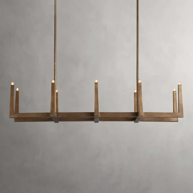 Emmet Linear Chandelier by Bling Lighting Studio