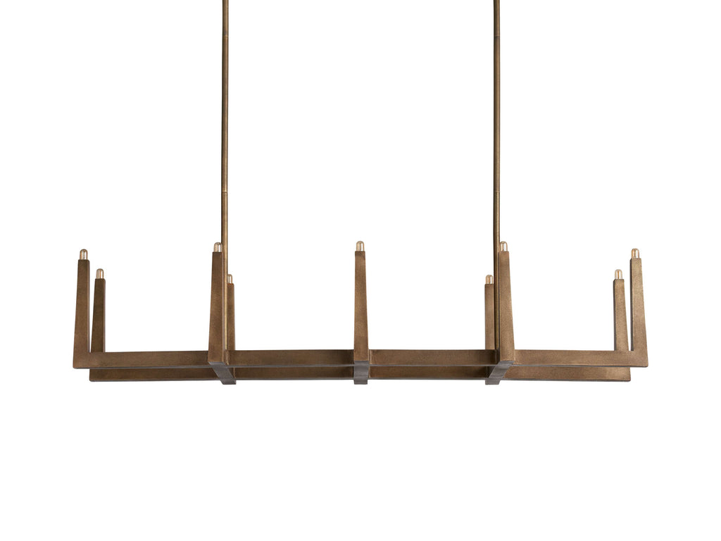 Emmet Linear Chandelier by Bling Lighting Studio