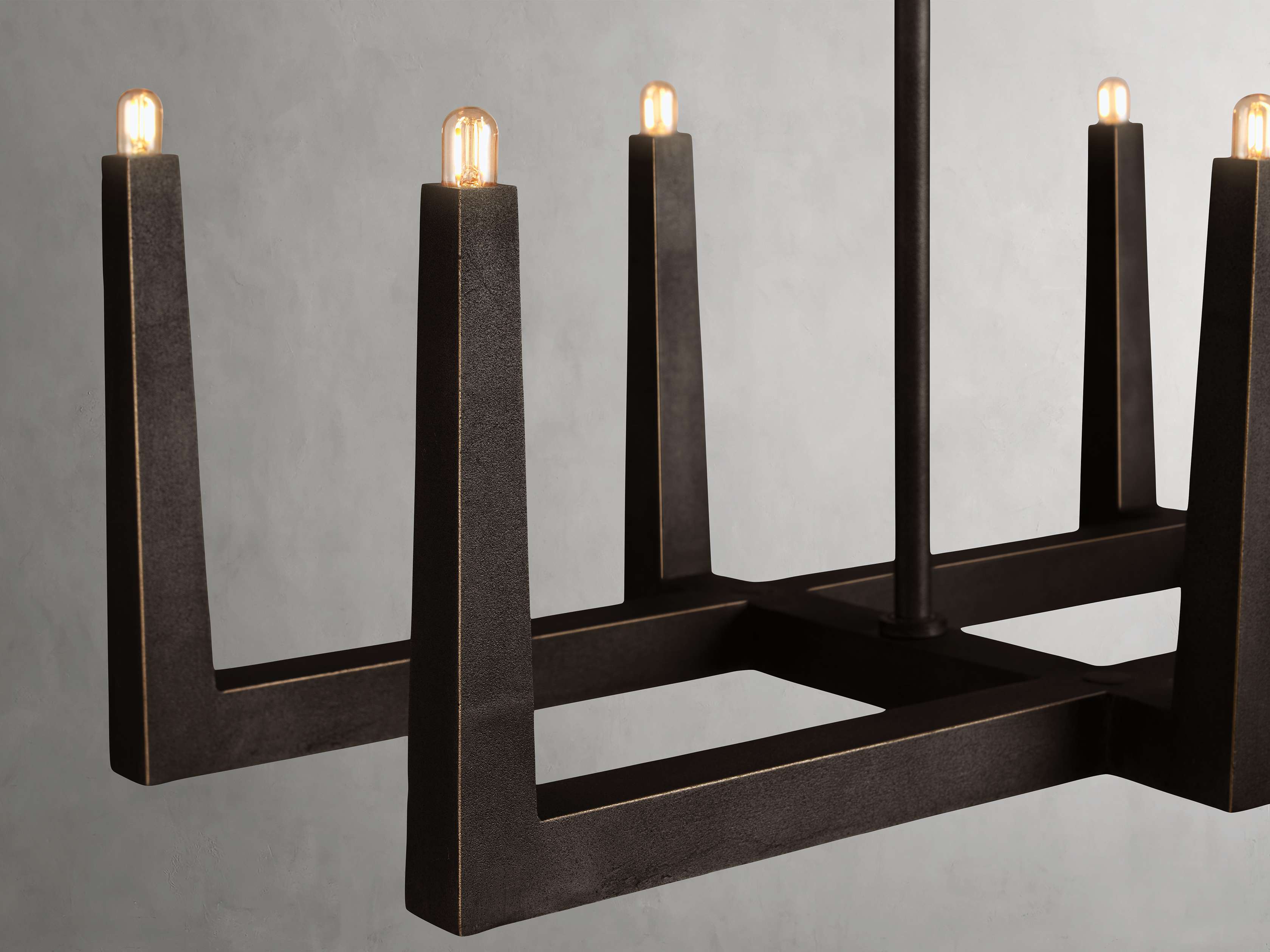 Emmet Linear Chandelier by Bling Lighting Studio