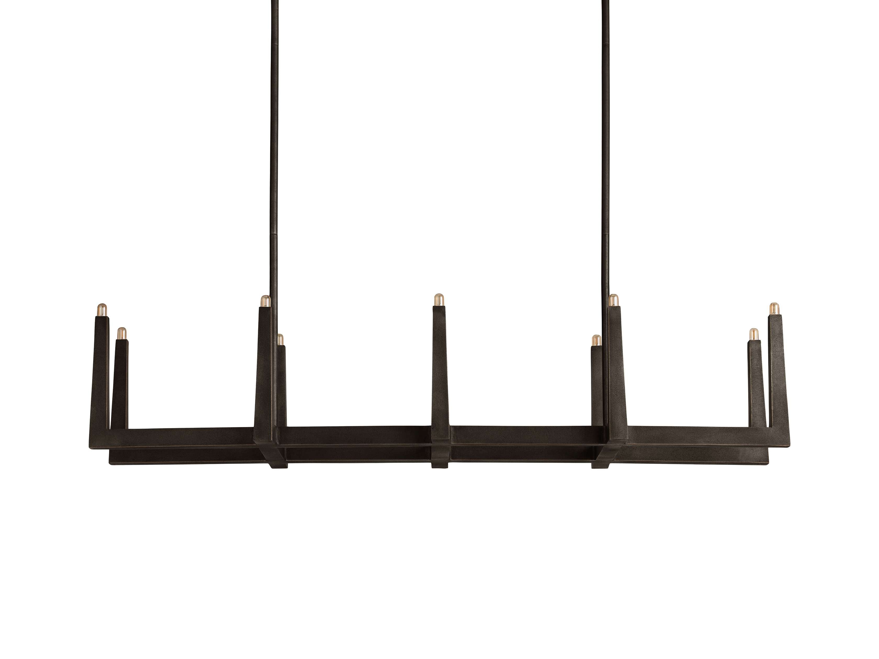 Emmet Linear Chandelier by Bling Lighting Studio
