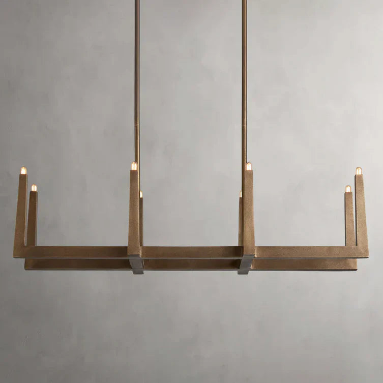 Emmet Linear Chandelier by Bling Lighting Studio