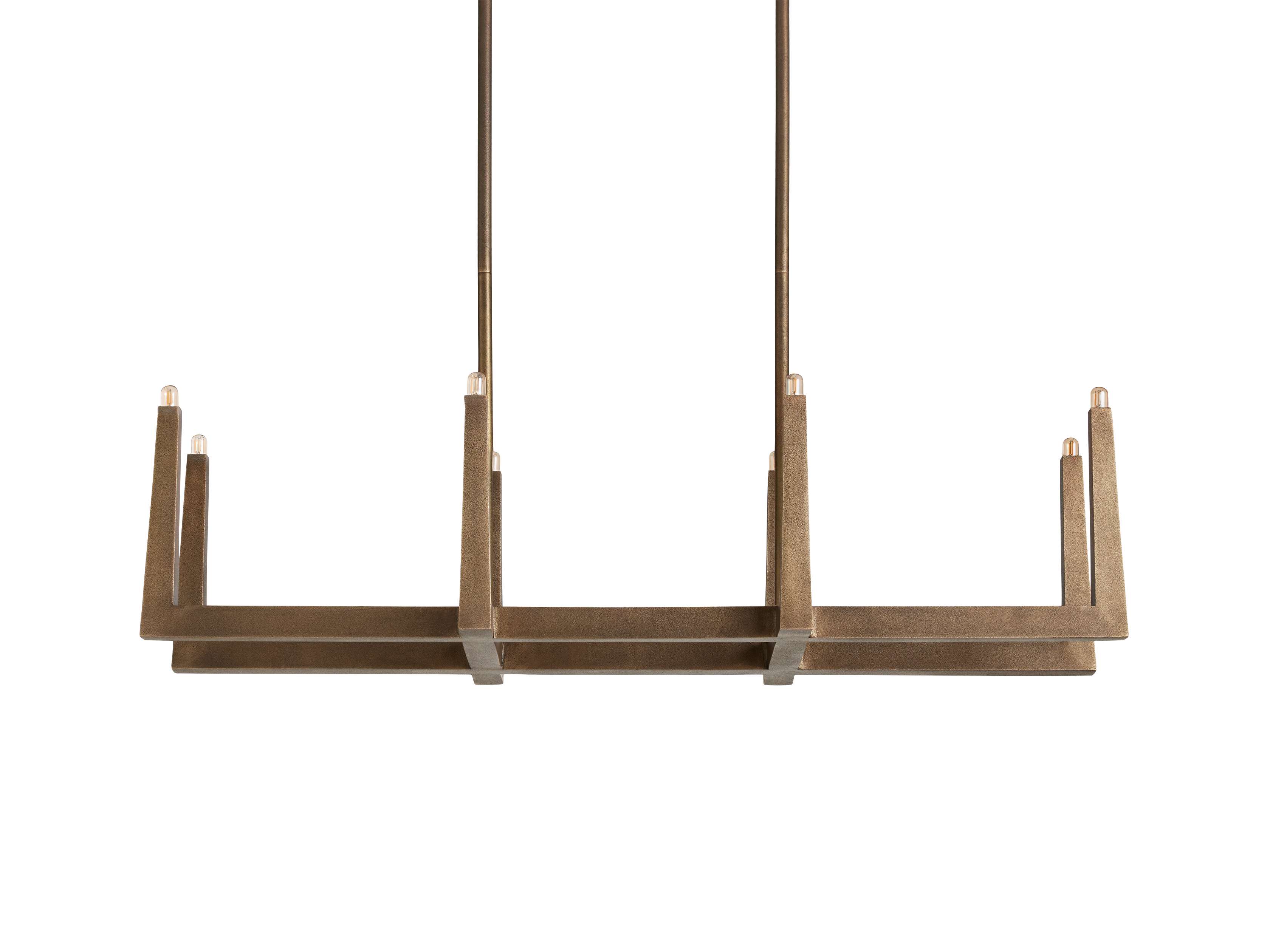 Emmet Linear Chandelier by Bling Lighting Studio
