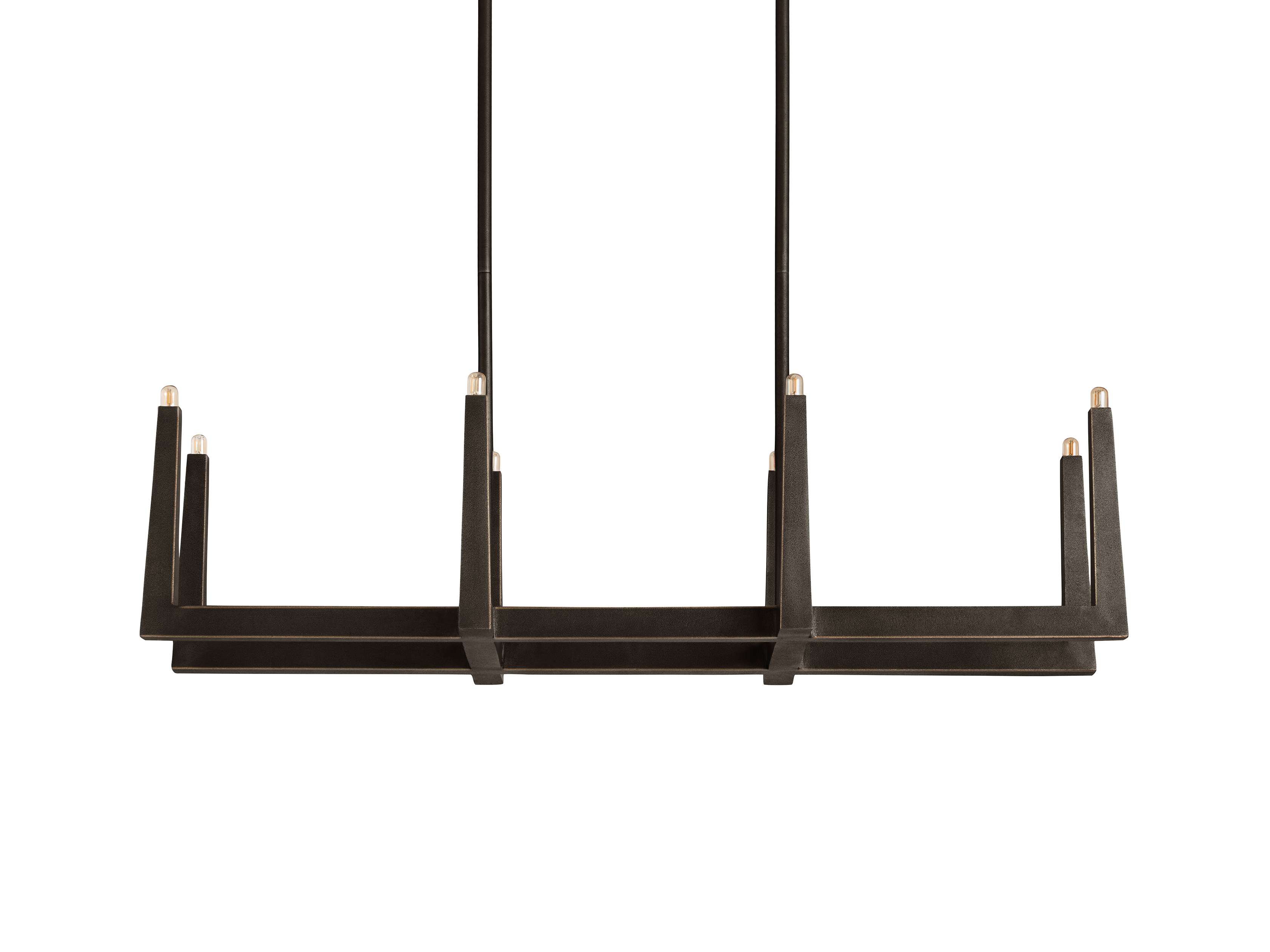 Emmet Linear Chandelier by Bling Lighting Studio