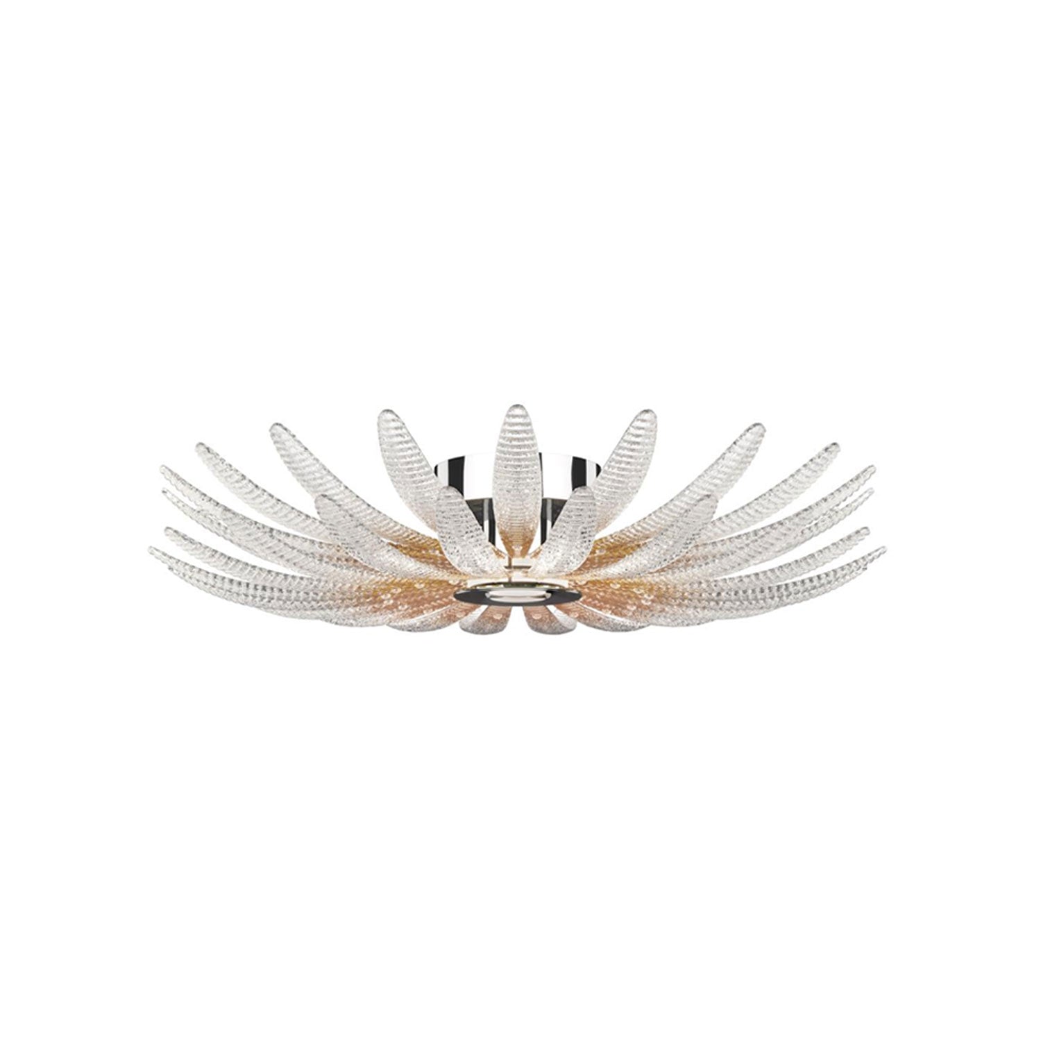 Aurelia Murano Glass Petal Ceiling Light by Bling Lighting Studio