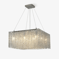 Crystal Frame Chandelier by Bling Lighting Studio