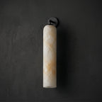 Tube Alabaster Wall Sconce by Bling Lighting Studio