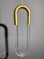 Glass Link Cascade Chandelier