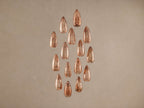 Edda Cascade Teardrop Mercury Glass Round Chandelier 23'' 35''D by Bling Lighting Studio