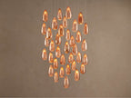 Edda Cascade Teardrop Mercury Glass Round Chandelier 23'' 35''D by Bling Lighting Studio