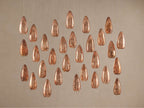 Edda Cascade Teardrop Mercury Glass Linear Chandelier 48'' 54''L by Bling Lighting Studio