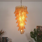 Luxury Amber Leaf Cascade Chandelier product image